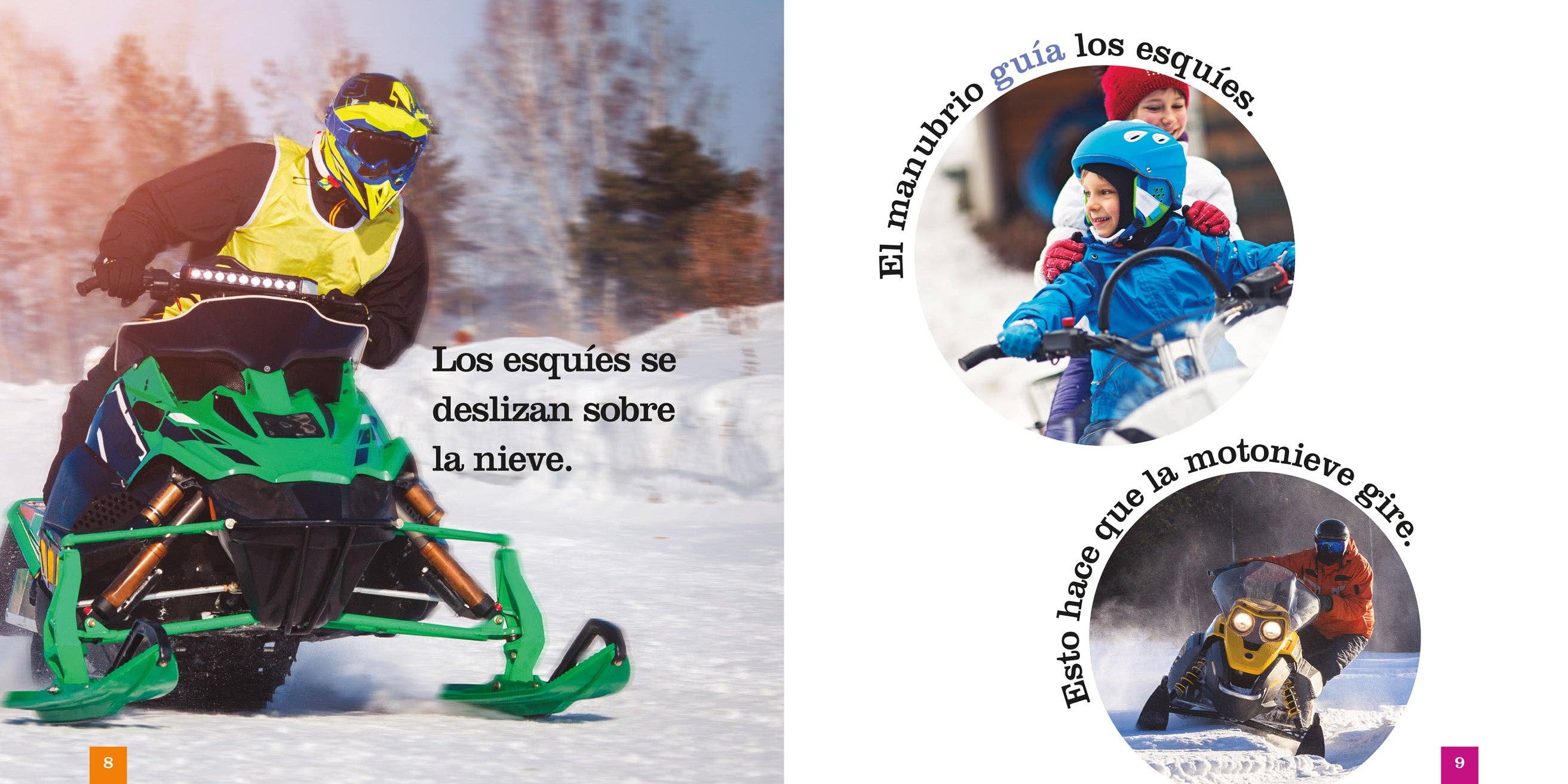 The Creative Company - Wholesale Early Reader Book (6-8) - Semillas del saber: Las motonieves1