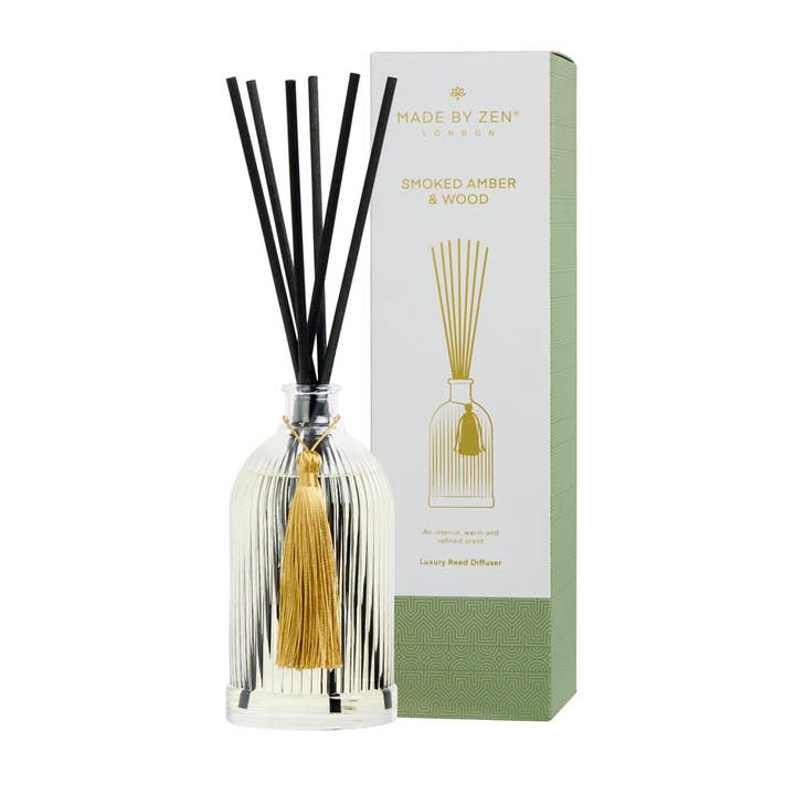 Riad Collection Reed Diffuser 500ml - Smoked Wood & Amber for wholesale by Made By Zen