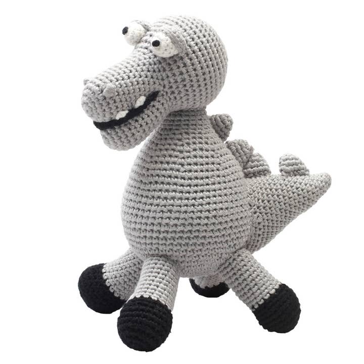 Ourson en crochet – Crocodile gris pour la vente par natureZOO of Denmark