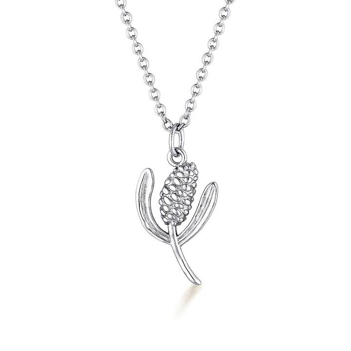 FREESTONE BANKSIA NECKLACE | SILVER for wholesale by EL&RO Jewellery
