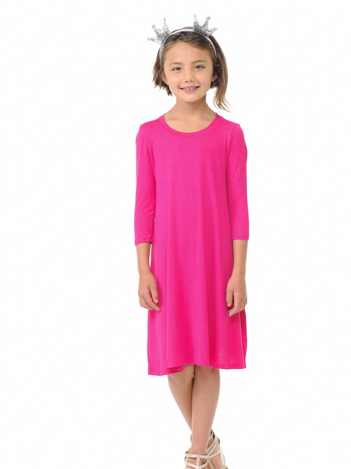 Allium - Wholesale Dress - Kids - Trapeze Dress8