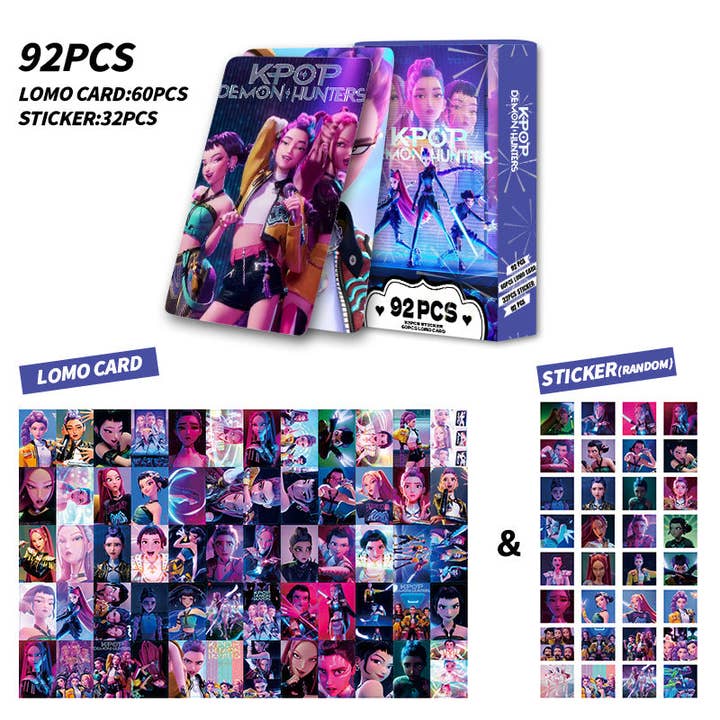Auraquise - Wholesale Sticker - Kids & Baby - Kpop Demon Hunters Holographic Photocard Set Double-Sided LOMO Cards Mini Stickers & Collectible Flash Cards10