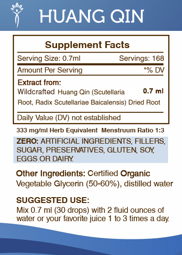 Secrets Of The Tribe - Wholesale Tincture - Huang Qin Tincture3