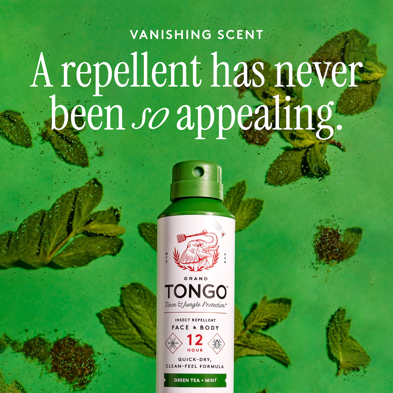 Grand Tongo - Wholesale Insect Repellent - Green Tea + Mint Insect Repellent2