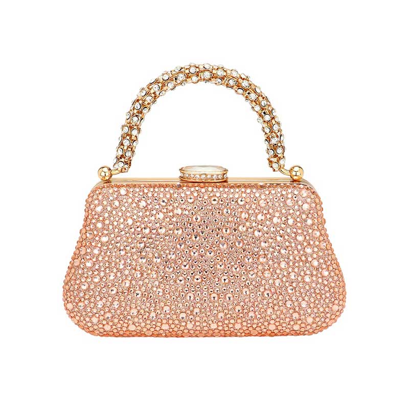 Pearl and Rox - Wholesale Clutch Bag - Women's - Bling Top Handle Crossbody Evening Bag5
