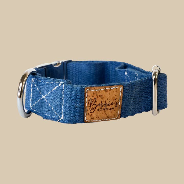 Cobalt blue collar for wholesale by Bobbie’s BowWow