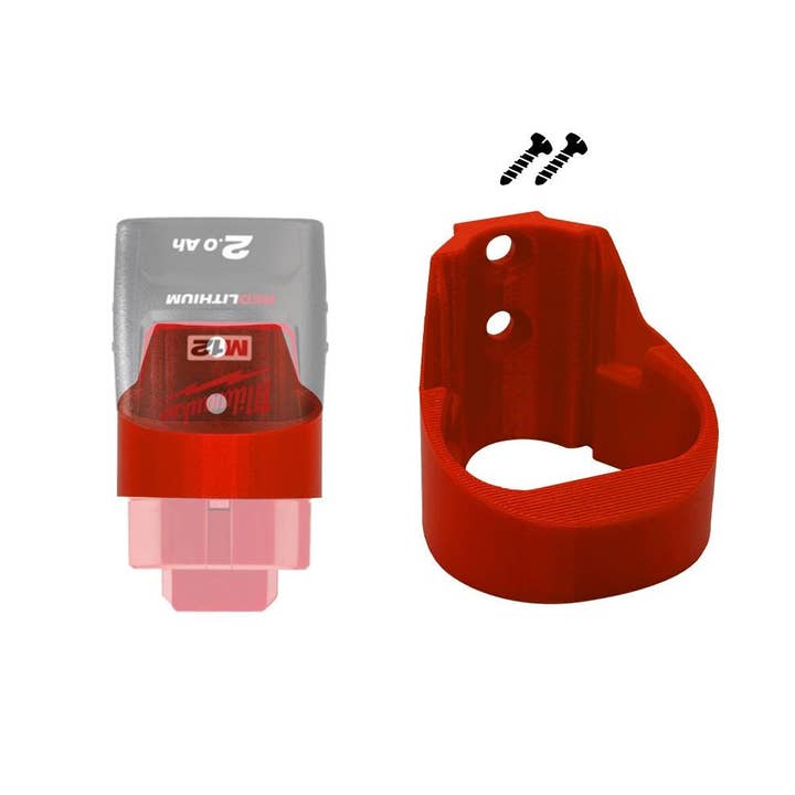 Milwaukee M12 Battery Holder Wall-Mounted Rack for 2.0Ah for wholesale by Proto Market