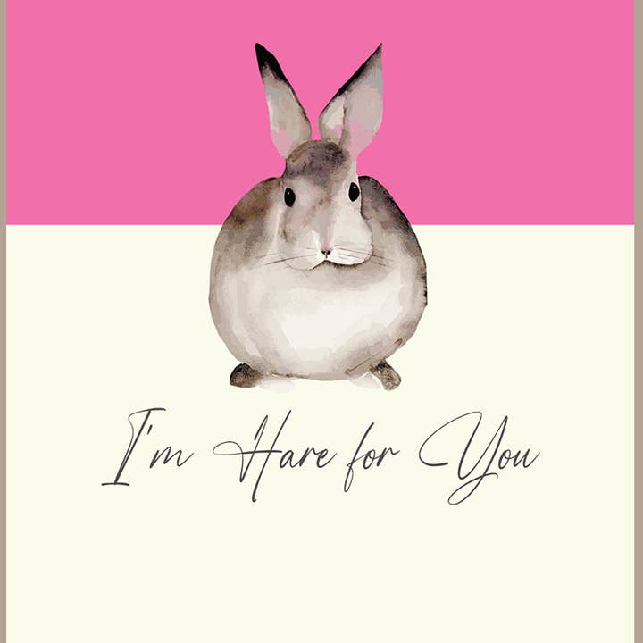 Im Hasen für dich - Hase für den Großhandel von Rush Design Ltd