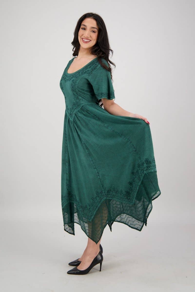 Advance Apparels - Wholesale Dress - Women's - Renaissance Flutter Sleeve Dress ADL-253274