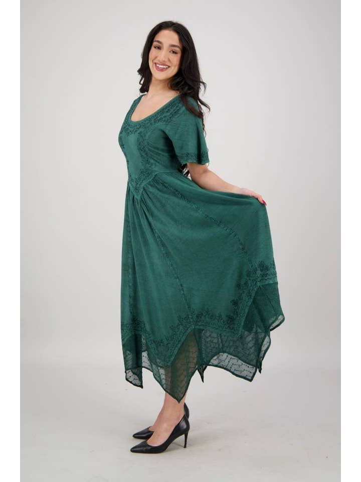 Advance Apparels - Wholesale Dress - Women's - Renaissance Flutter Sleeve Dress ADL-253274