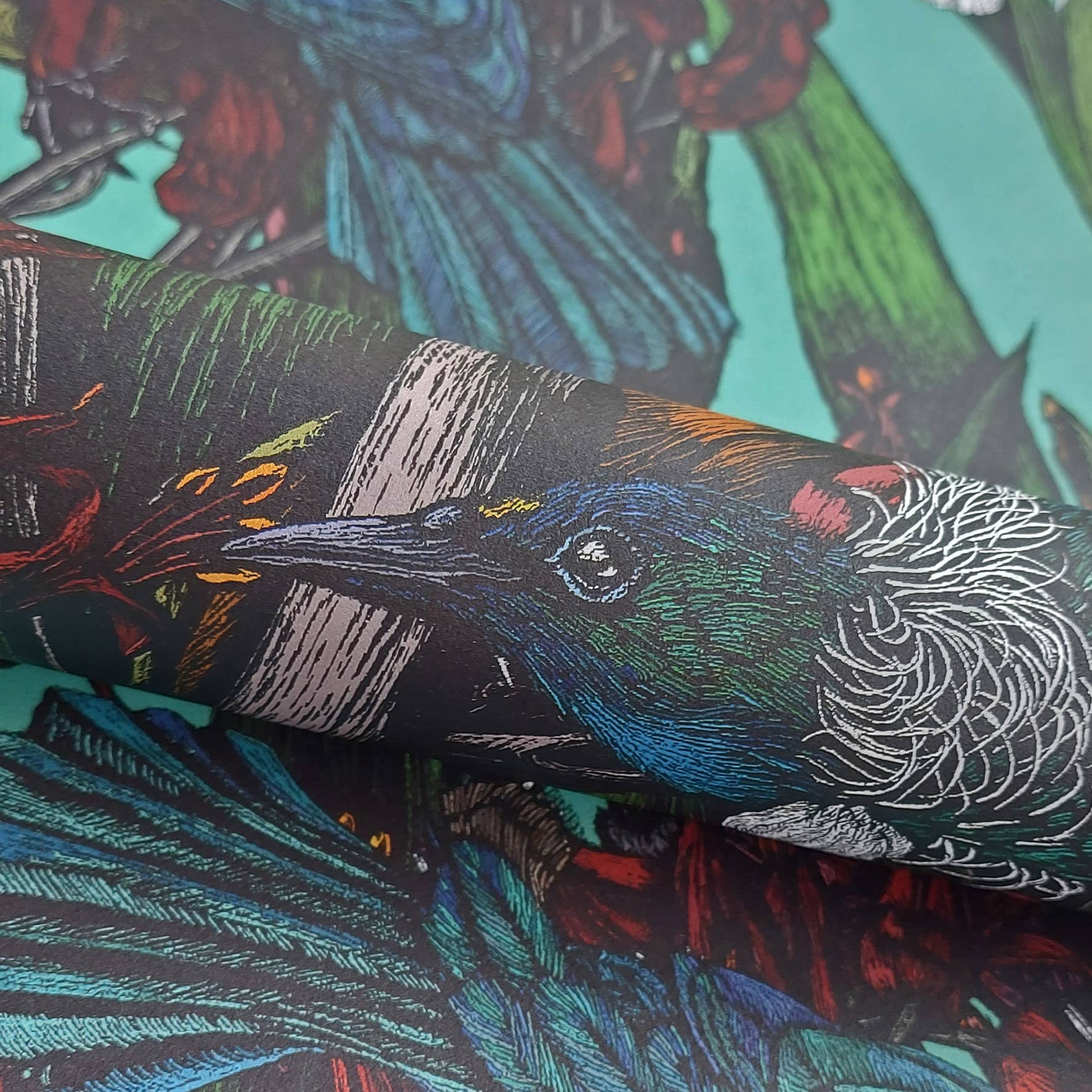 Rachel Meehan, pictures and words... - Venta al por mayor Sobre de papel de regalo - Papel de regalo Tui Bird de Nueva Zelanda2