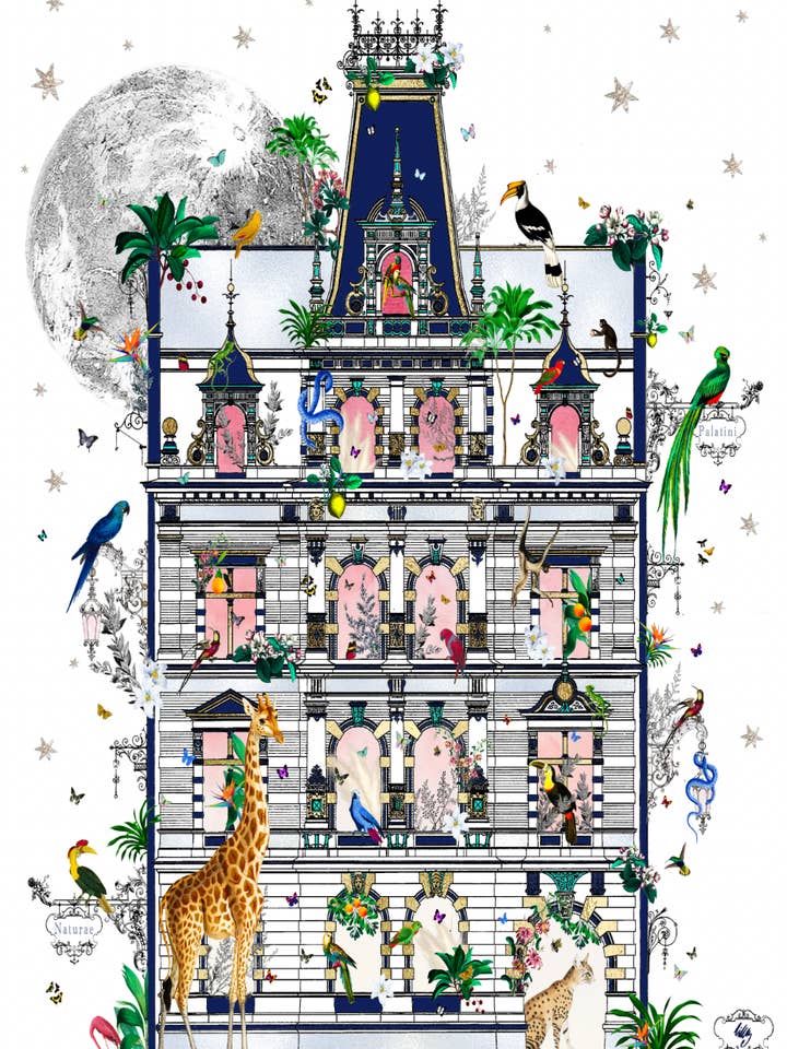 Naturae Palatini' - Natures Palace Original Art on Aluminium for wholesale by Elizabeth Stirling-Taylor