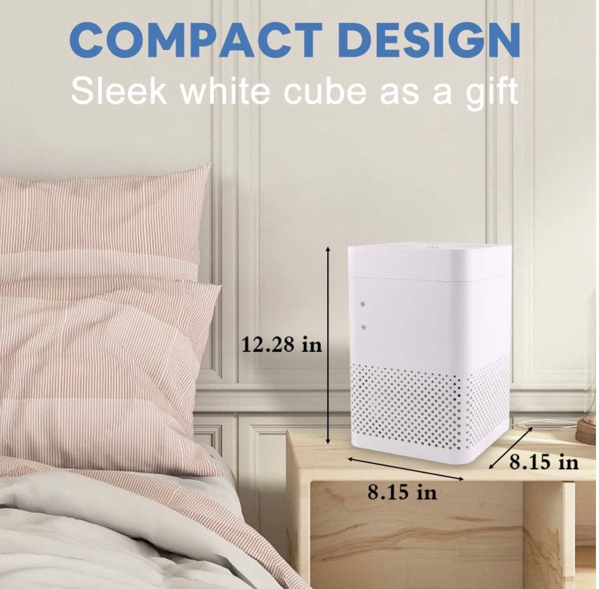 OutdoorSolarOutlet – wholesale Air purifier – Air Purifiers for Home 3-in-1 True HEPA Large Room Air Filter, Air ChoicAir Purifiers for Reduce Pets Dander, Household Odor, Smoke, Dust, Sleep Mode, Auto Mode, Quiet Operation, White11