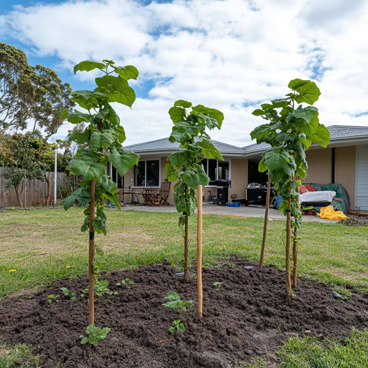 Oasis of Life - Wholesale Echte plant - Kiwi plant – 3 planten – Actinidia deliciosa 'Jenny' – Hoogte 20–40cm – Ø9cm – Zelfbestuivende kiwi-plant – Winterhard & productief – Met geurige bloemen & zoete vruchten4