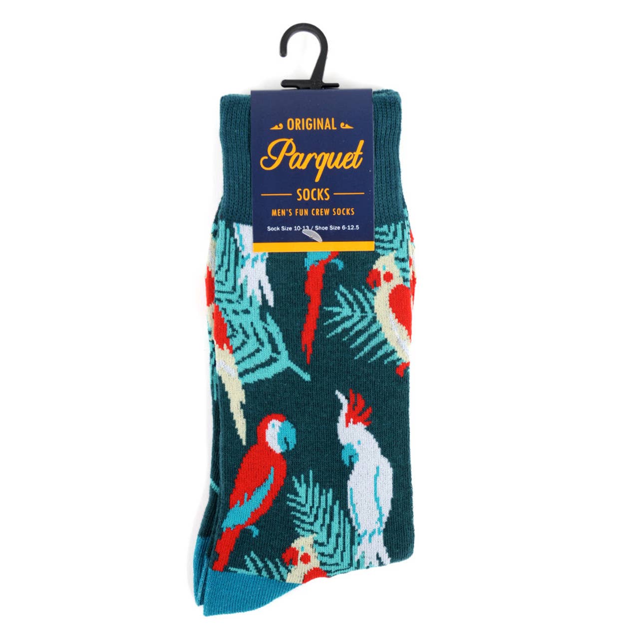 Selini New York - Wholesale Socks - Men's - Men's Tropical Birds Novelty Socks - NVS195842