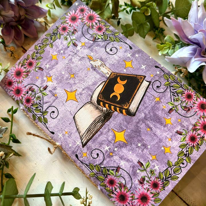 NOMAD Moon Magic - Vendita all'ingrosso Diari/agende - Diario estetico vintage fatto a mano, design Witchy Bookish3
