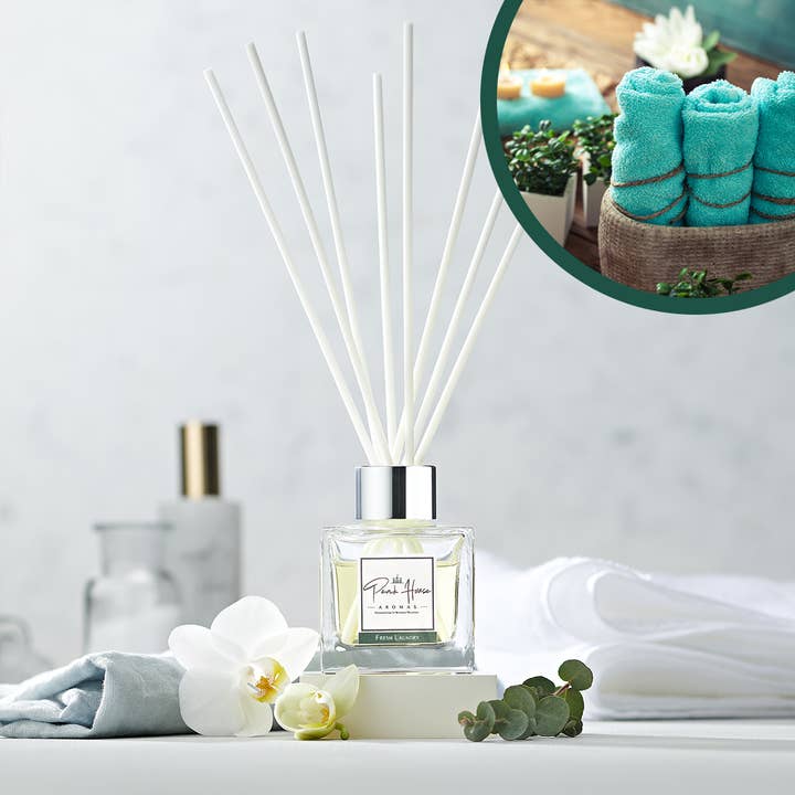 Fresh Laundry Reed Diffuser for wholesale by Peak House Aromas