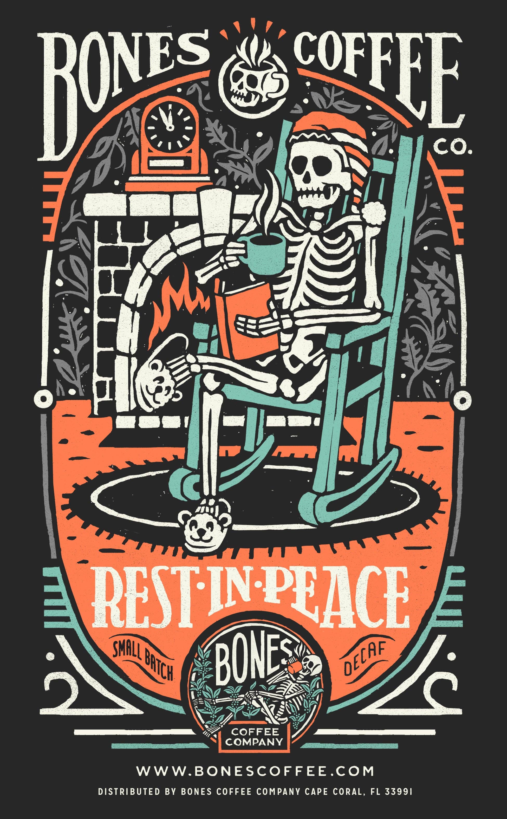 Bones Coffee Company - Wholesale Coffee Beans - Rest-In-Peace Decaf Coffee | 5lb Bulk | Whole Bean & Ground2