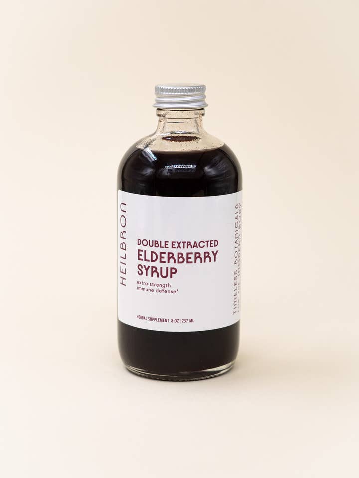 Double Extracted Elderberry Syrup for wholesale by Heilbron Herbs