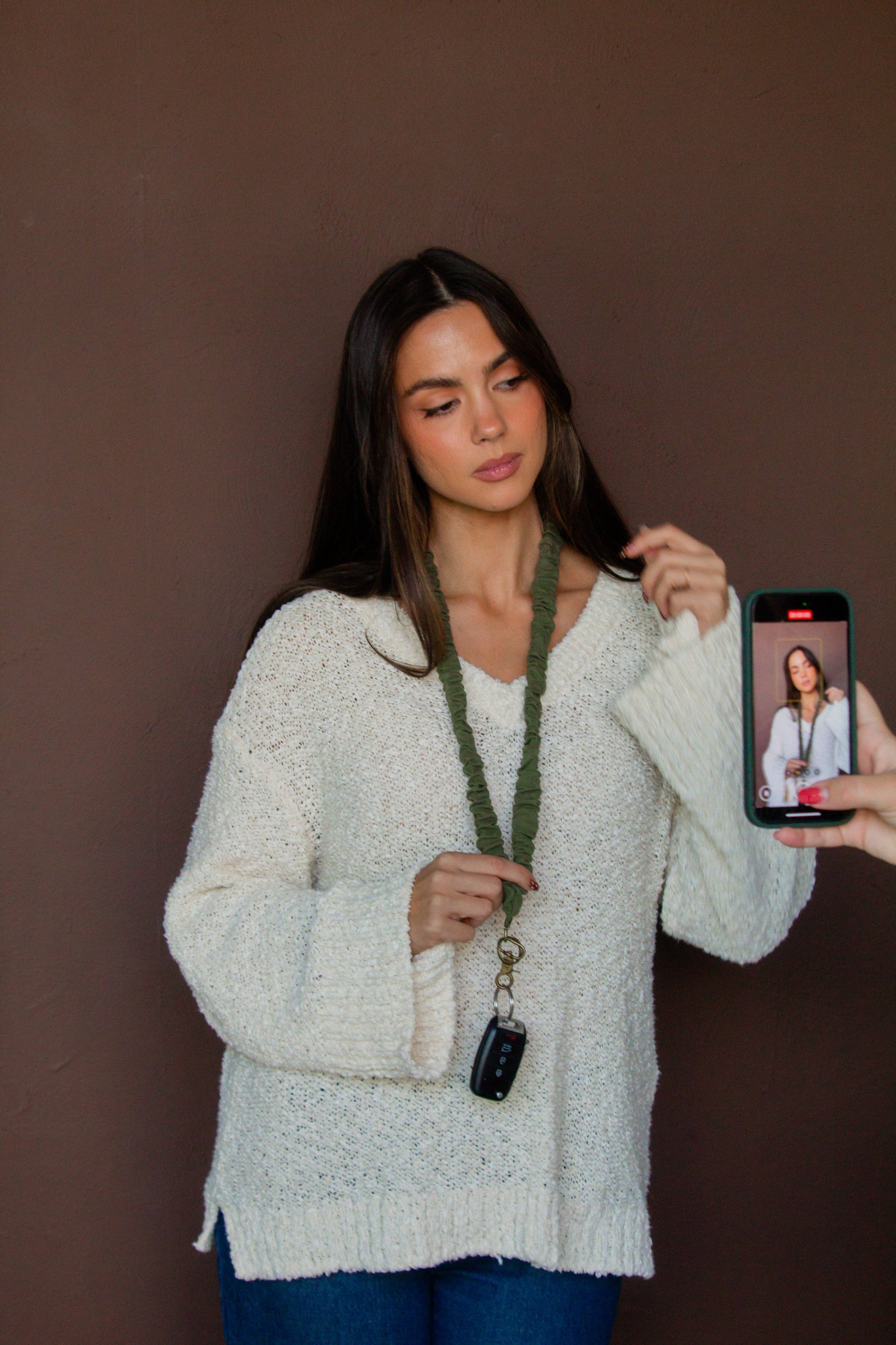 Shop Andi - Vente Lanière – femme - Lanière vert chasseur3