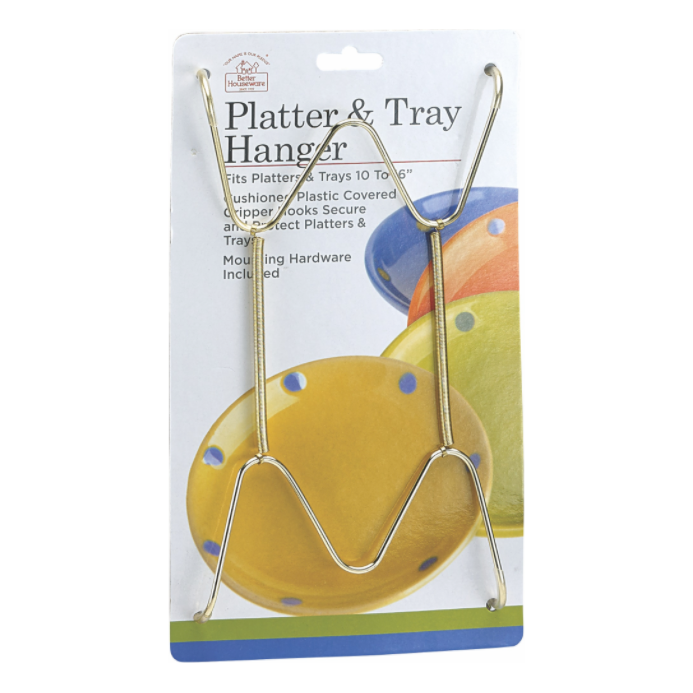 Better Houseware Corp. - Wholesale Wall Hook - Plate & Tray Hanger1