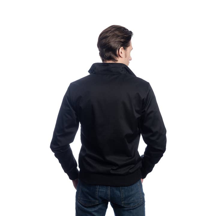 NEGRO Chaqueta reciclada negra Harrington® de venta al por mayor en Faire