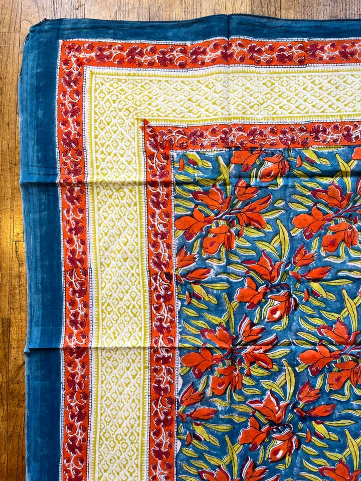 Block Print Scarf, Pareo - ET094 for wholesale by Kirei