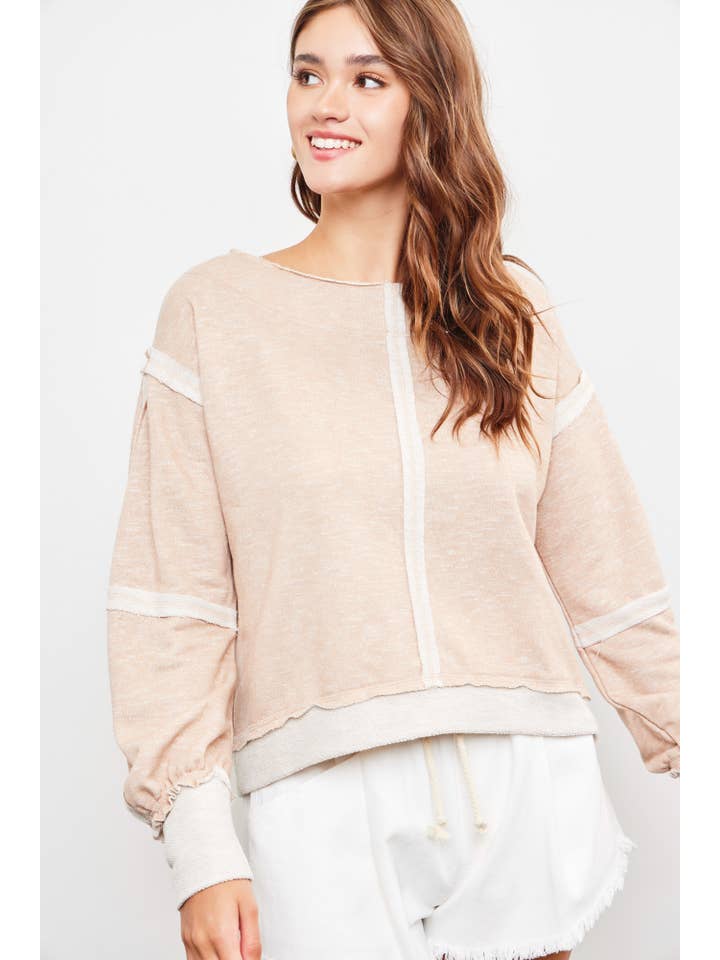 Mustard Seed - Wholesale Knit Top - Women's - OPEN SHOULDER KNIT TOP
