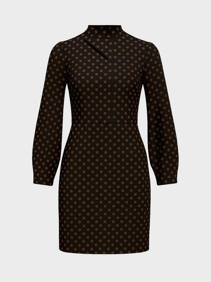 An'ge - Wholesale Dress - Women's - MALUKA SHORT DRESS palinto brown4