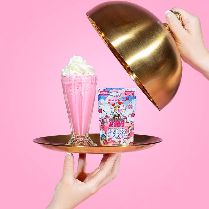 Bubblegum Kids - Wholesale Chewing Gum - Archie's Milkshake Sugar-Free Gum – 2.91oz, 10ct RRP4