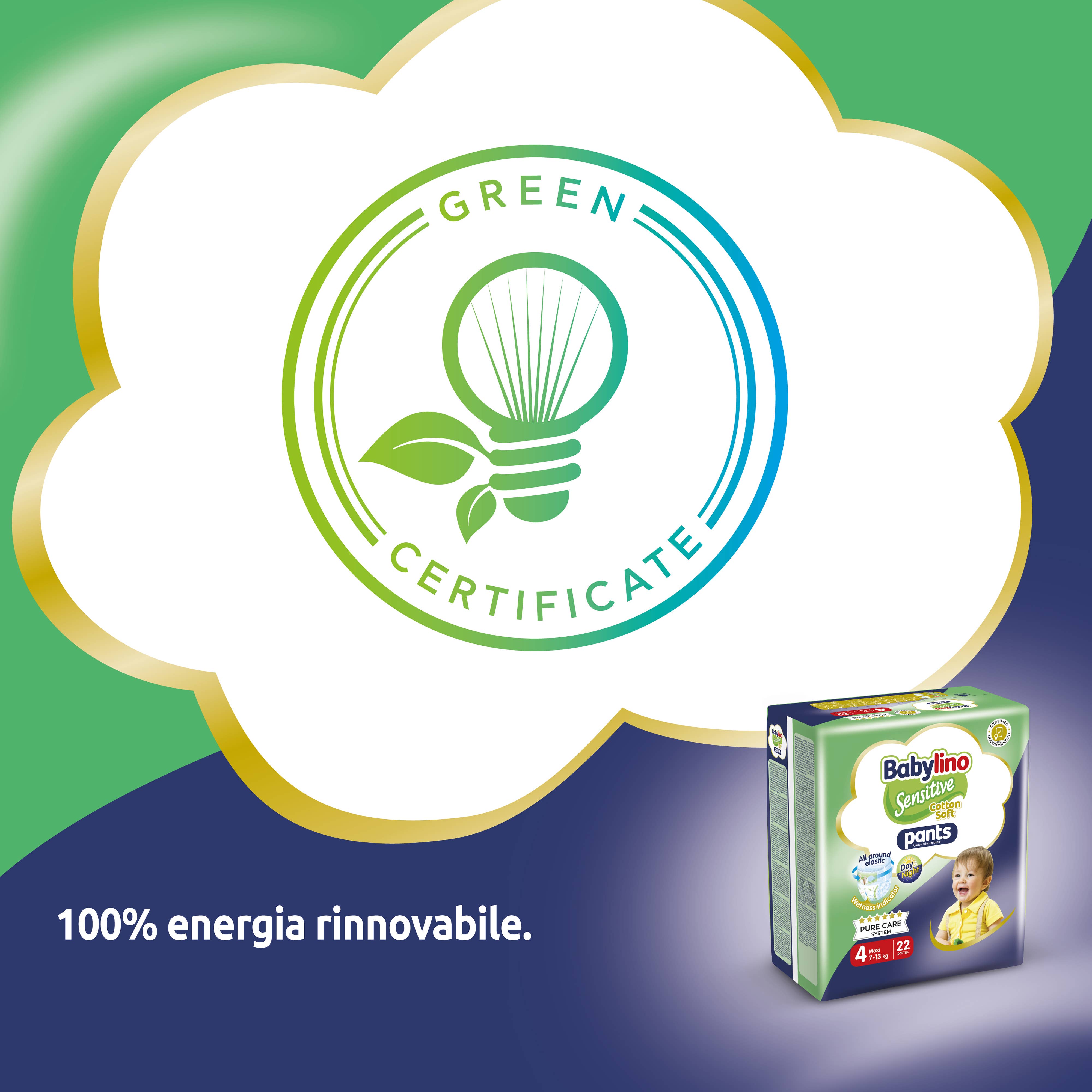 Babylino – Großhandel Windel (nicht aus Stoff) – Baby – Babylino Sensitive Cotton Soft, Windelhöschen Größe 4, 22 Stück13