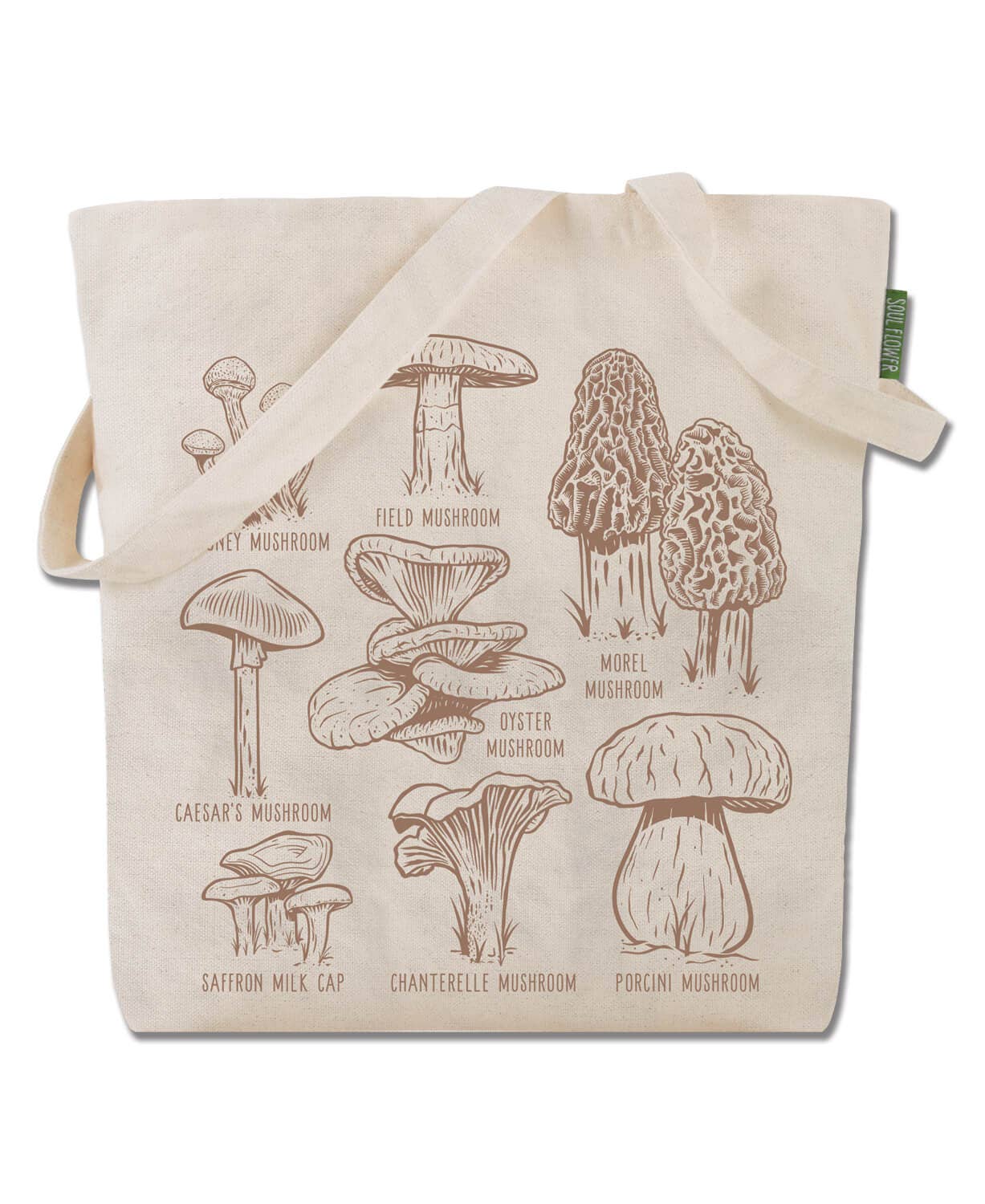 Soul Flower - Wholesale Tote Bag - Unisex - Mushroom Botanical Tote Bag - Tote Bags for Coops3