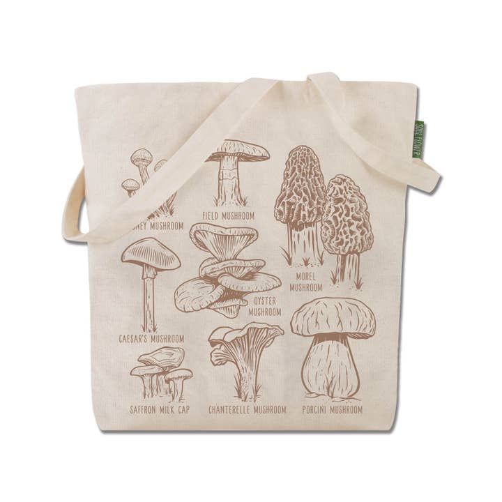 Soul Flower - Wholesale Tote bag – Unisex - Mushroom Botanical Tote Bag3
