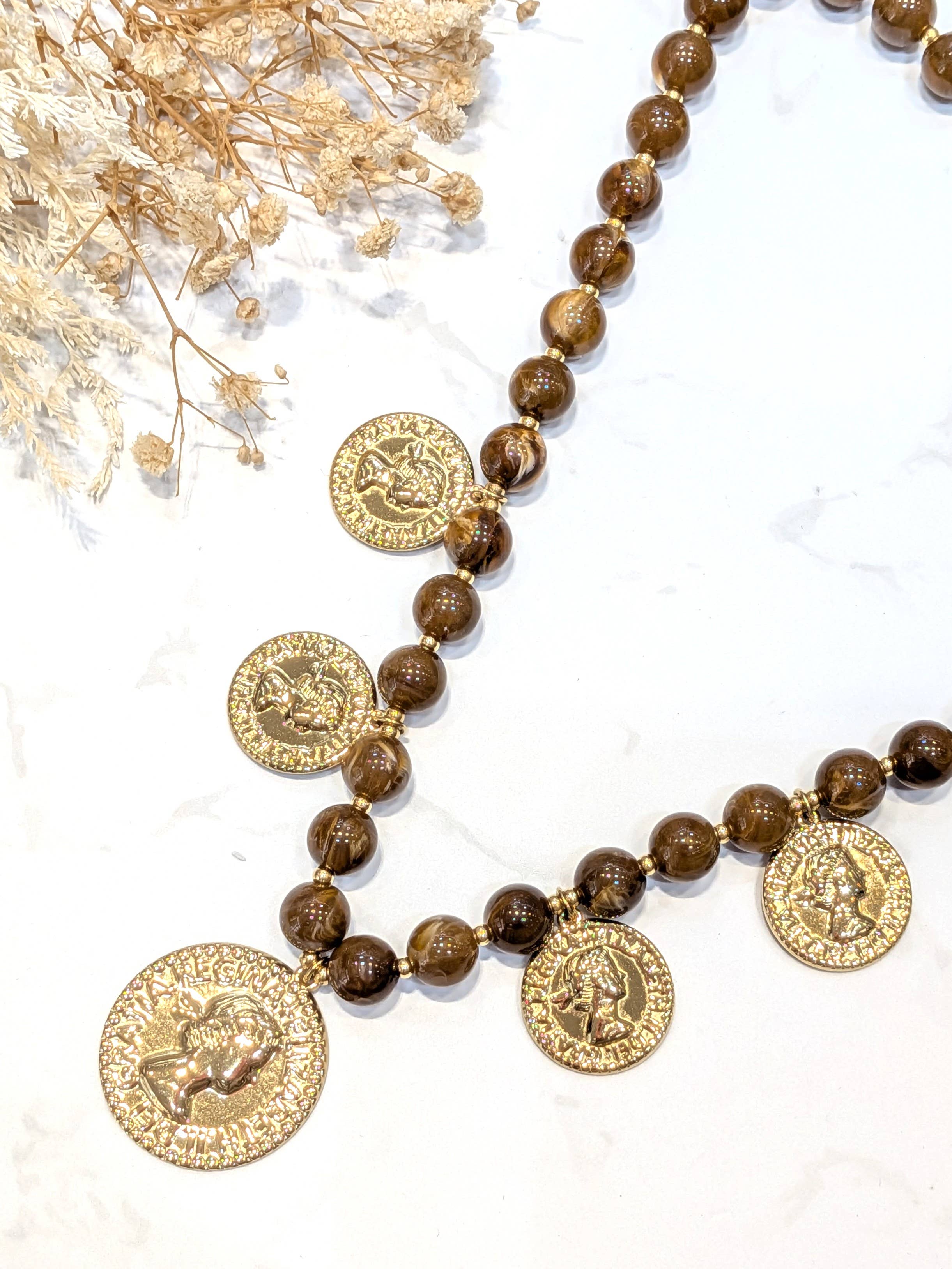 LOLO & YAYA - Wholesale Pendant/Charm Necklace - Montonsej necklace in stainless steel