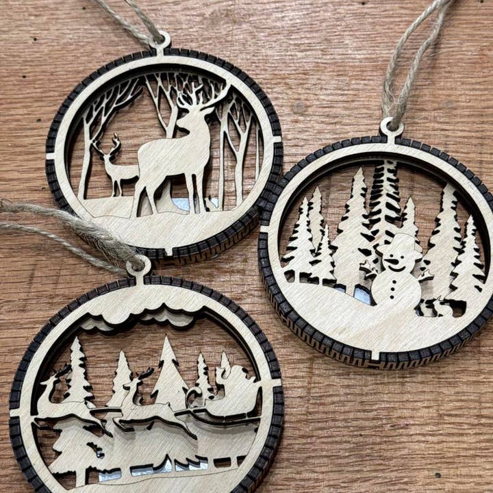 Winter Wonderland Ornament - 3D for wholesale by Love.Dee Creations