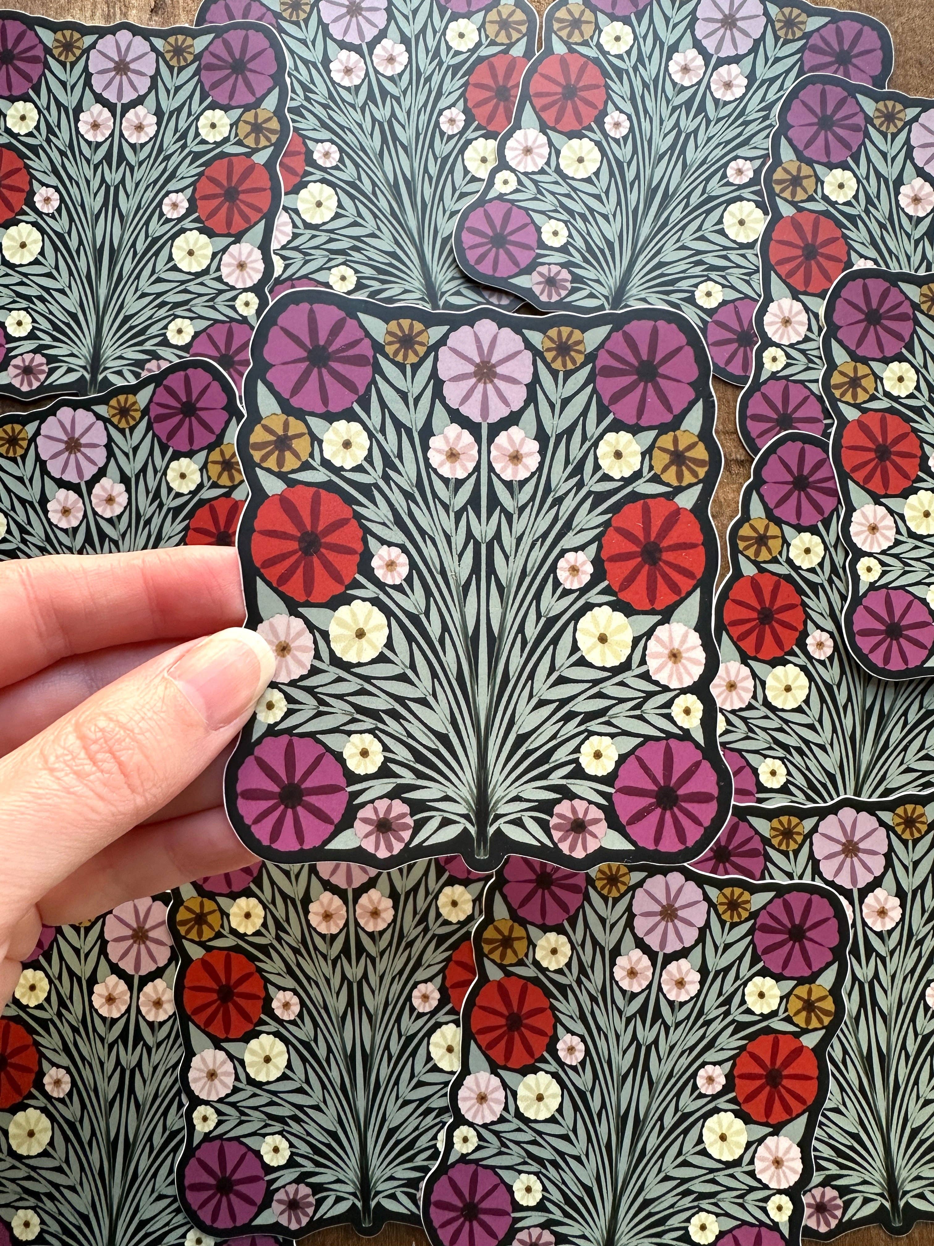 Katharine Watson - Wholesale Sticker - Floral Vinyl Sticker1