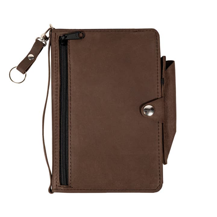 Twain A5 Journal | Full-featured Refillable Leather Cover for A5 Notebooks for wholesale by Allegory Handcrafted Goods