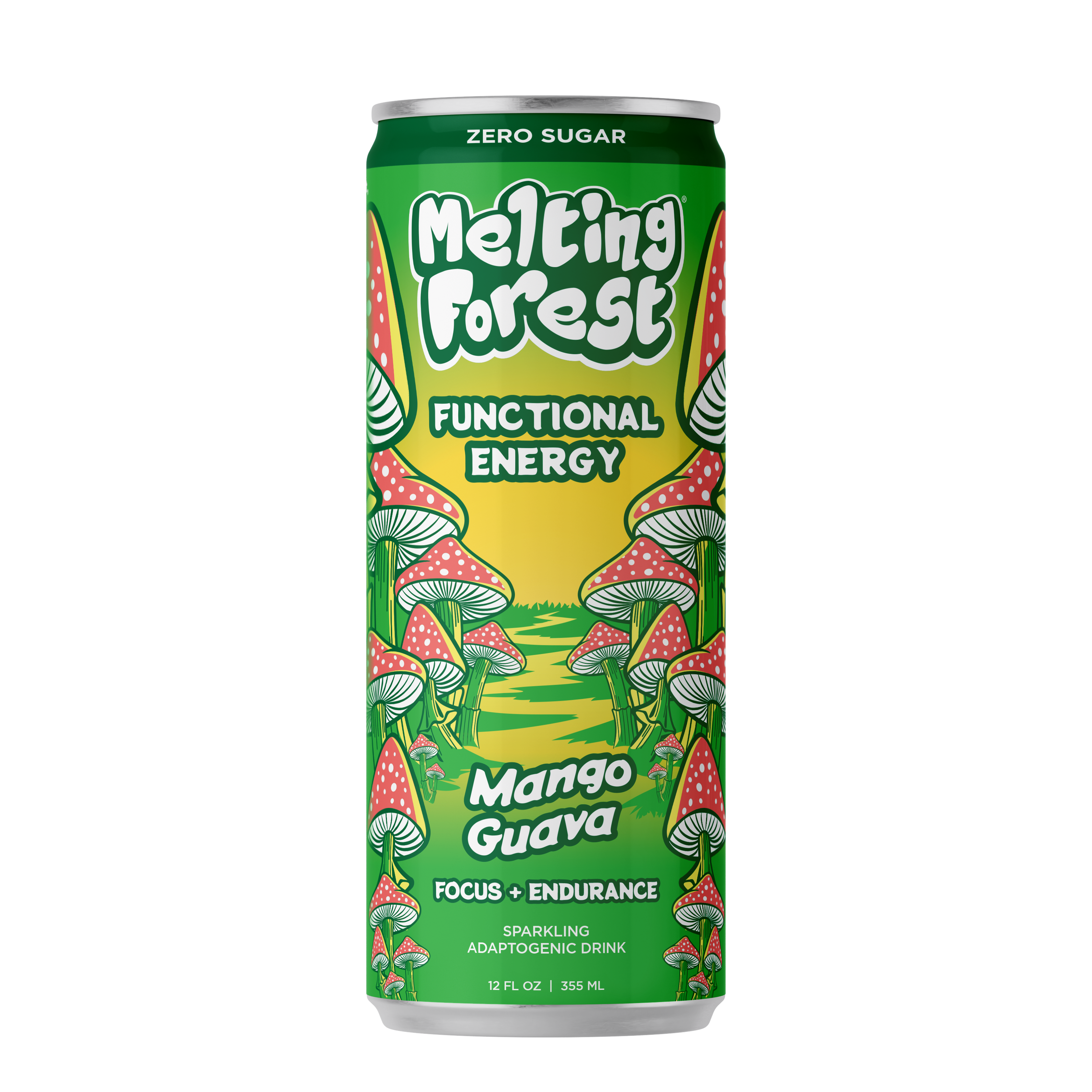 Melting Forest – Engroshandel Sports-/energidrik – Melting Forest svampe energidrik | Mango Guava | Adaptogen14