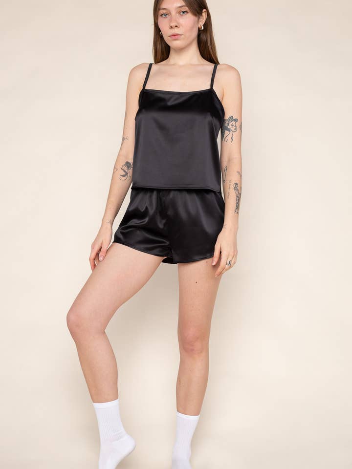 NLT - Wholesale Lounge Shorts - Women's - Satin Shorts8