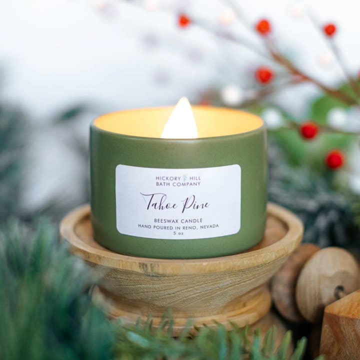 Tahoe Pine Handcrafted Non-Toxic Beeswax Candle 5oz and other Purchase Wholesale tahoe. Free Returns & Net 60 Terms on Faire trending on Faire.