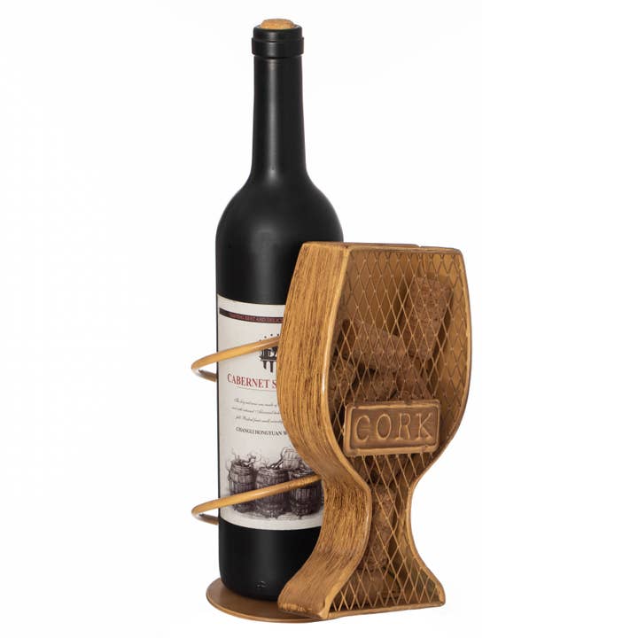 Decorative Metal Goblet Shape Wine Bottle and Cork Holder and other Purchase Wholesale single serve wine bottles. Free Returns & Net 60 Terms on Faire trending on Faire.