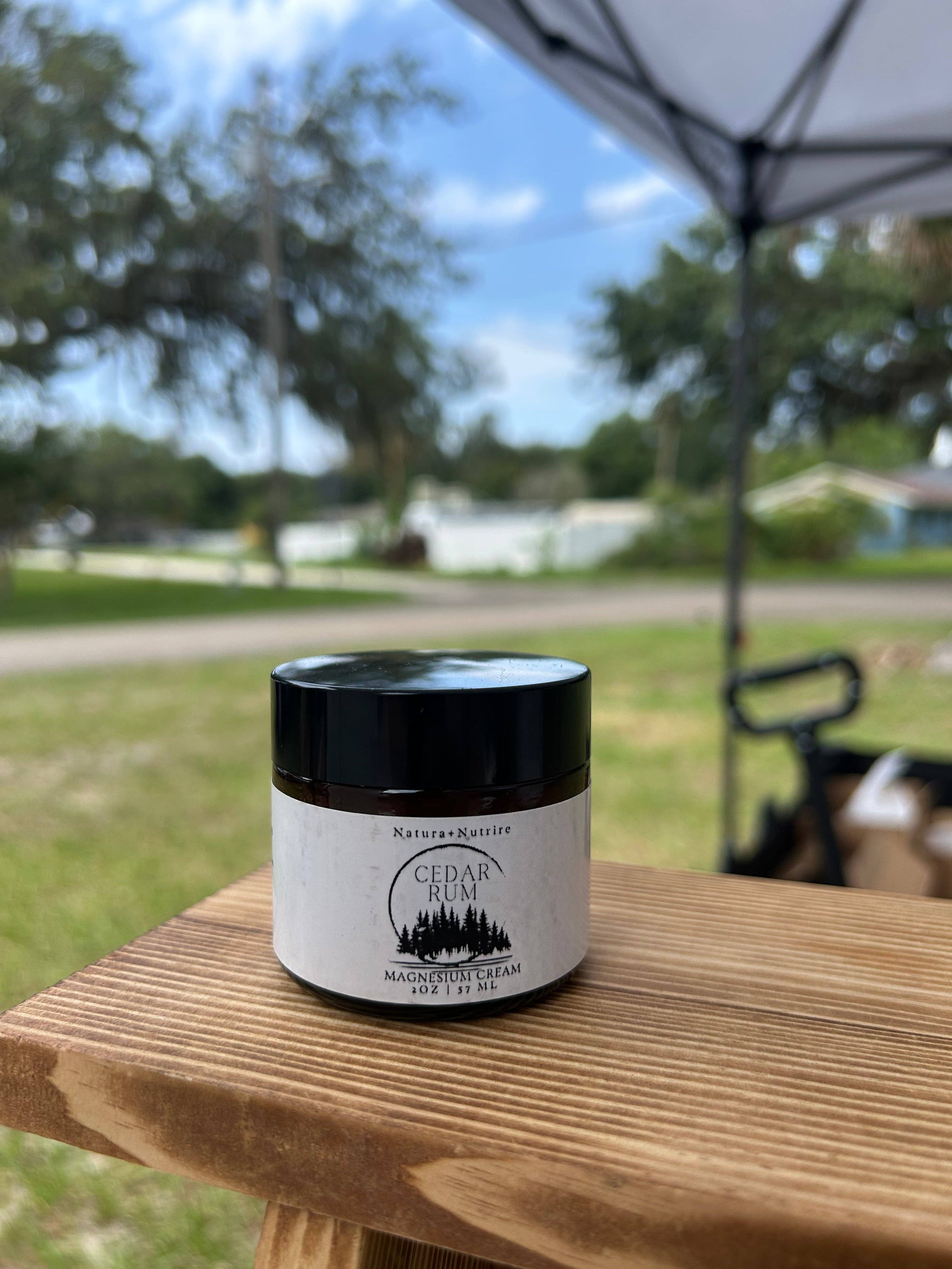 Natura+Nutrire Botanical Skincare - Wholesale Body Cream/Lotion - Cedar Rum Magnesium Cream0