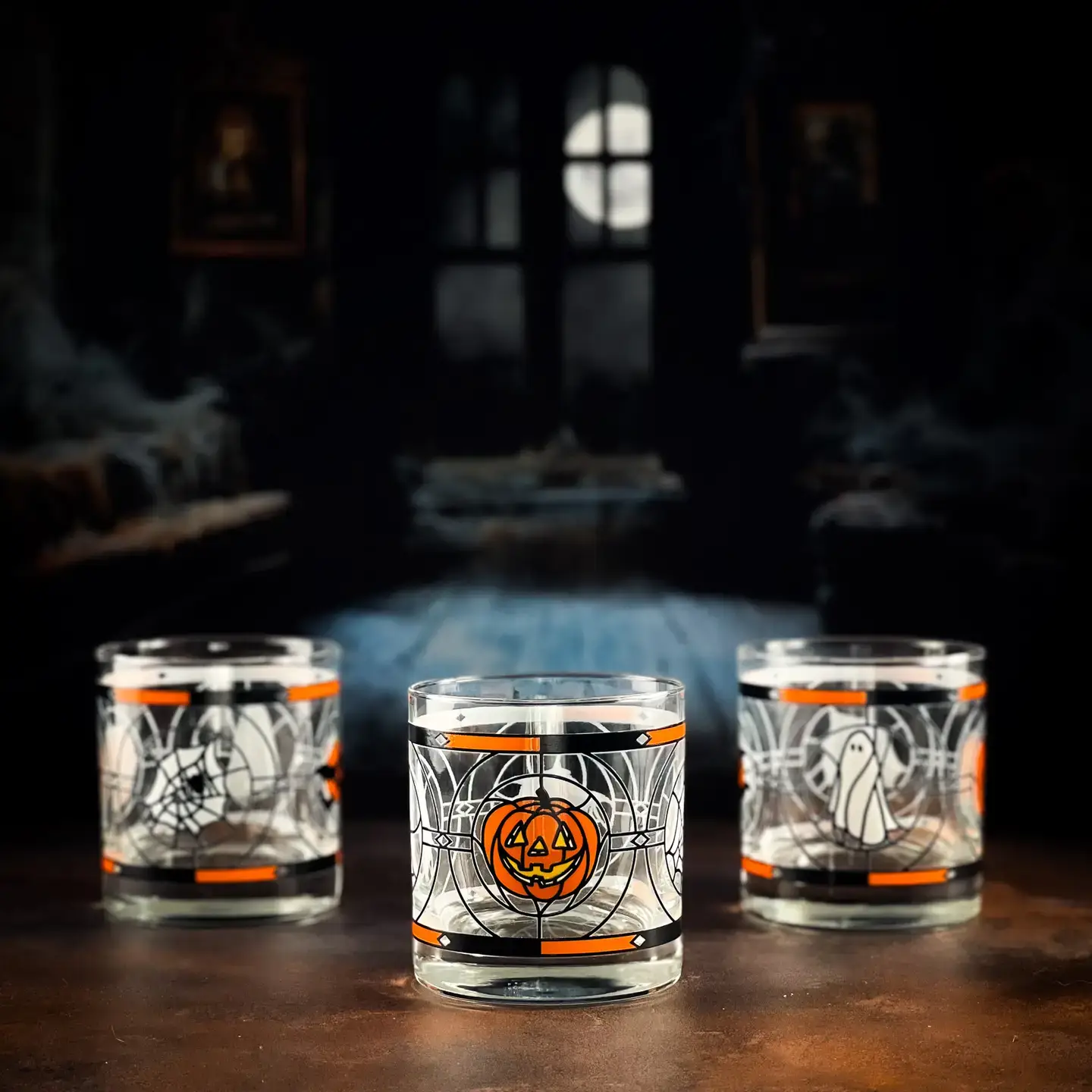 Ludlow Luna - Wholesale Cocktail/Liquor Glass - Halloween Rocks Glass (11oz) [Fall, Autumn, Cocktails, Bar]4