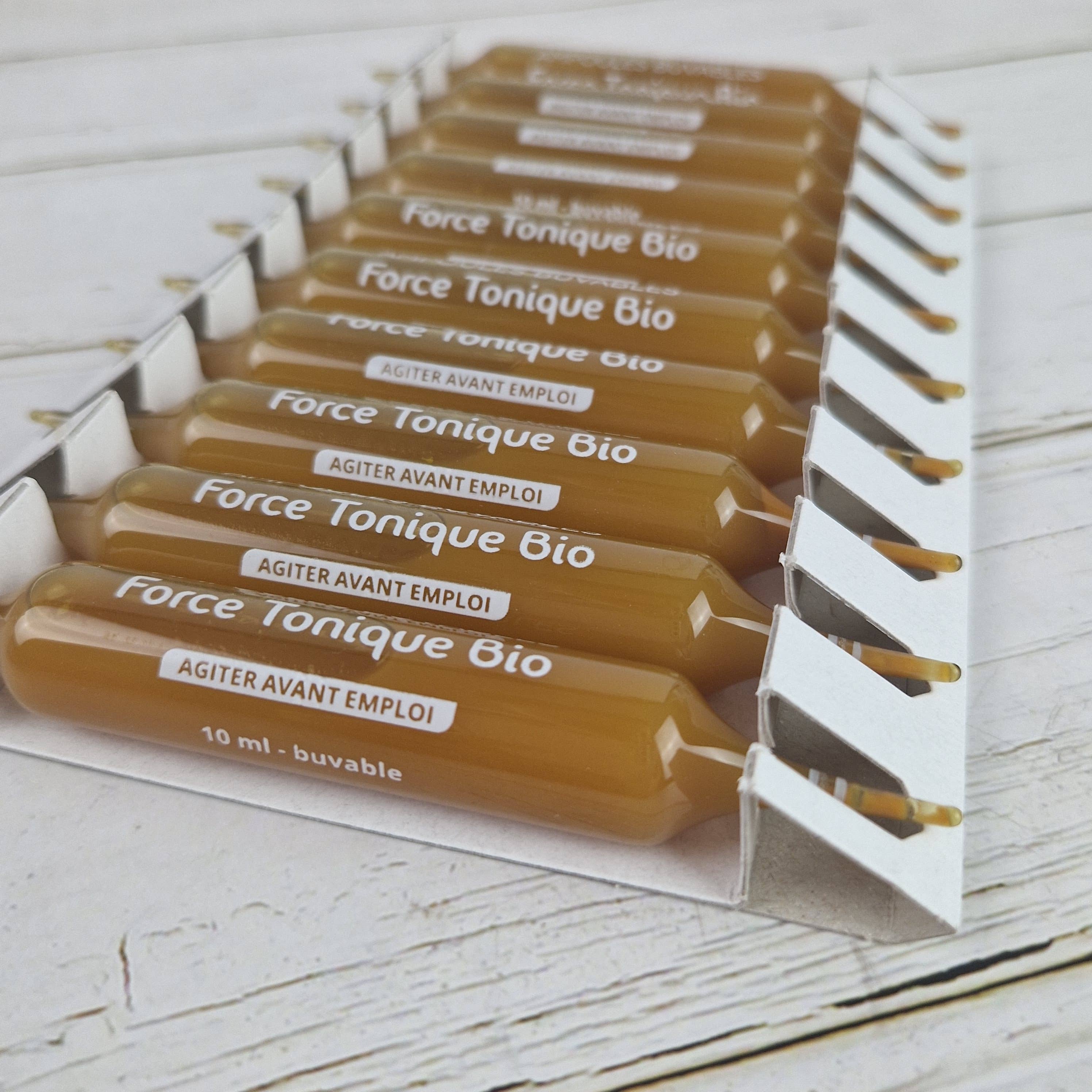 Propos'Nature - Wholesale Oral Supplement/Vitamin - Organic Tonic Force - Tone, Energy - 10 Ampoules X 10ml4