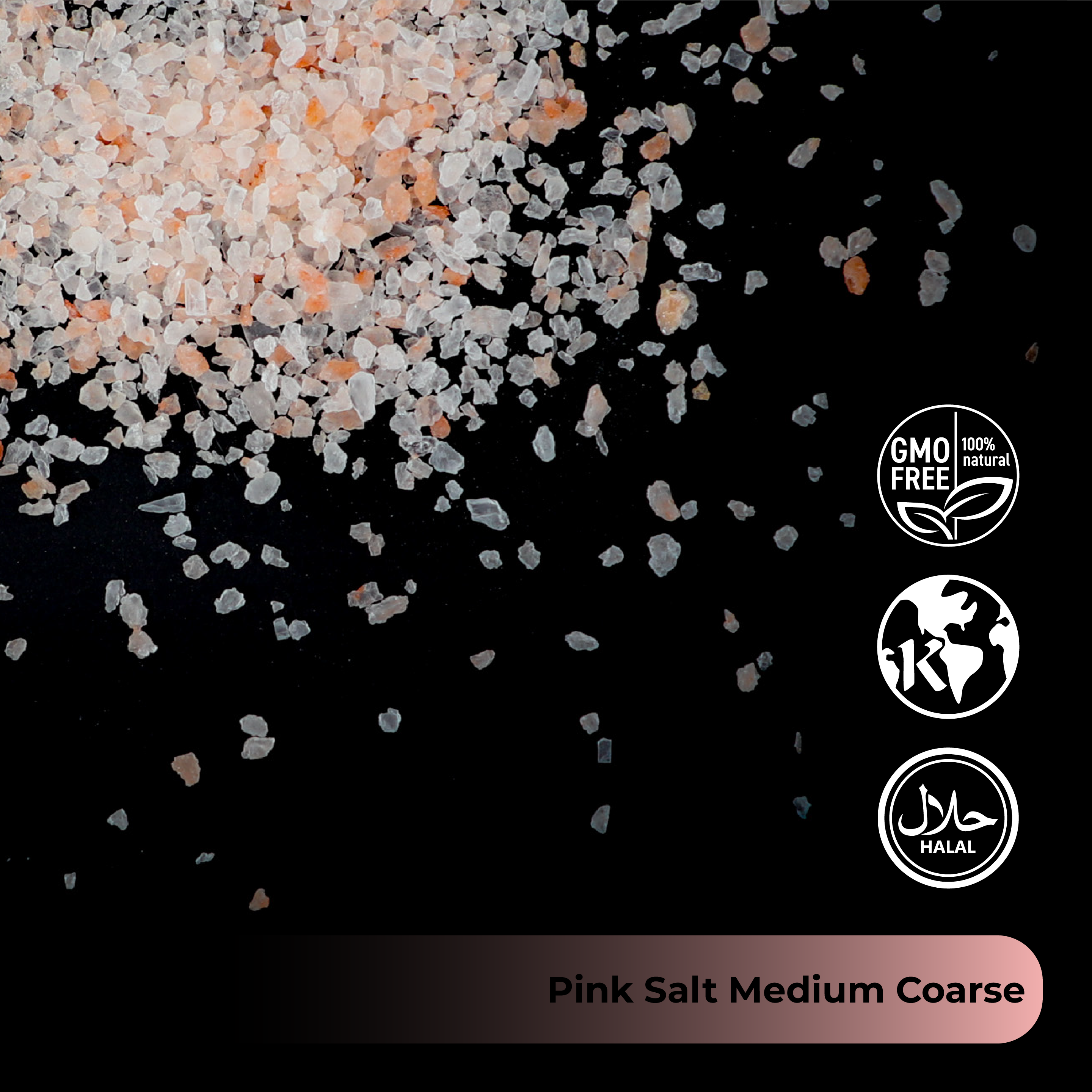 Himalayan Secrets - Wholesale Salt - 44 Lbs Edible Himalayan Dark Pink Salt MEDIUM COARSE (1-2mm)1