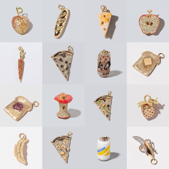 Food Charms Cola Strawberry 18K Bail Chain_CWAJE06177 for wholesale by ACCITY