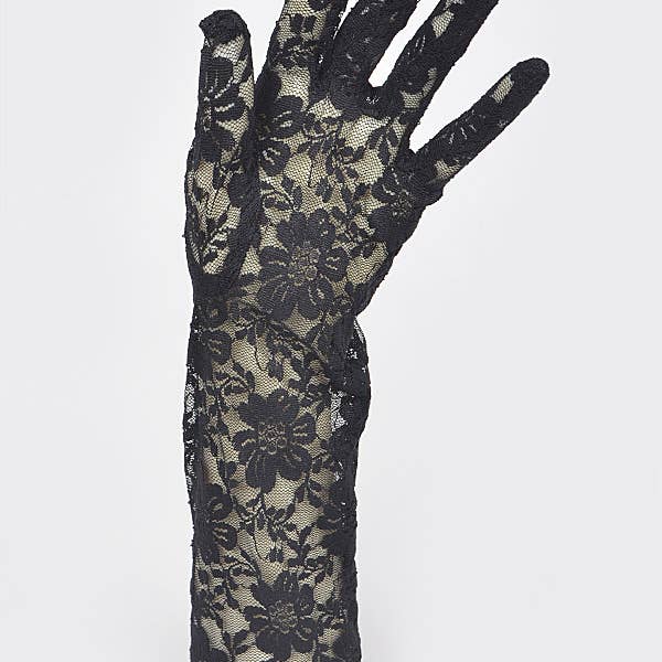 SVART Flower Lace Handskar för wholesale på Faire2