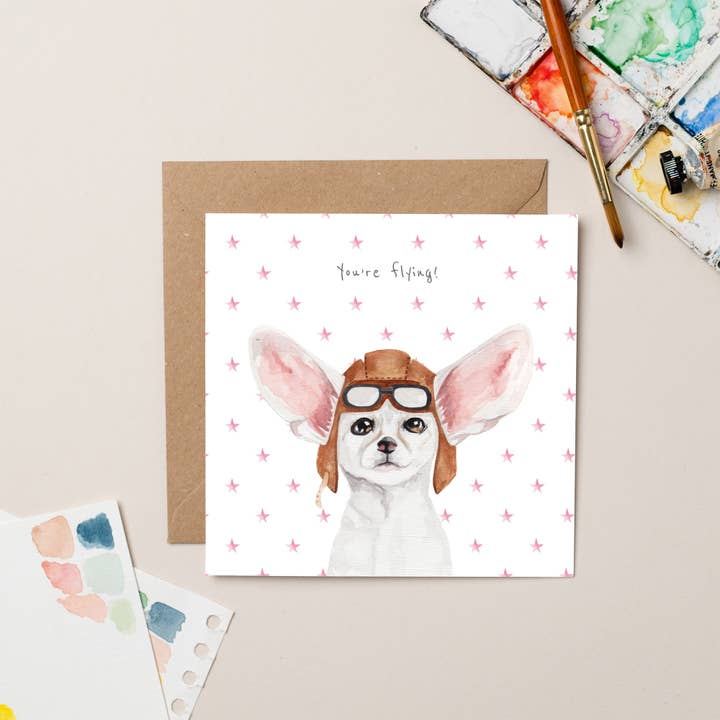 Aviator Desert Fox card for wholesale by lil wabbit