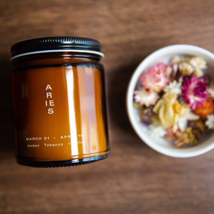 Vessel Candle Co - Wholesale Jar/Filled Candle - Aries Zodiac Candle5