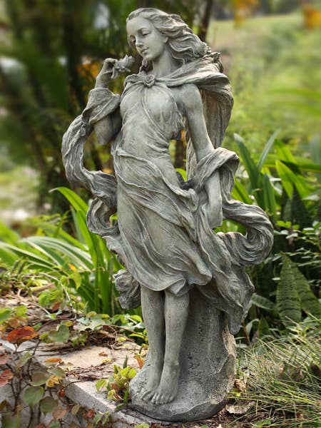 Girl in the Wind Statuary Item # 18421 for wholesale by Napco
